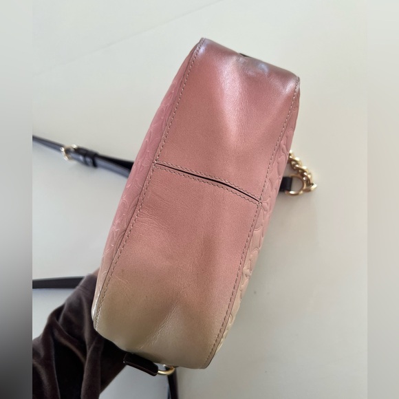Coach Gradient Pink and Gold Crossbody Bag - Picture 12 of 16
